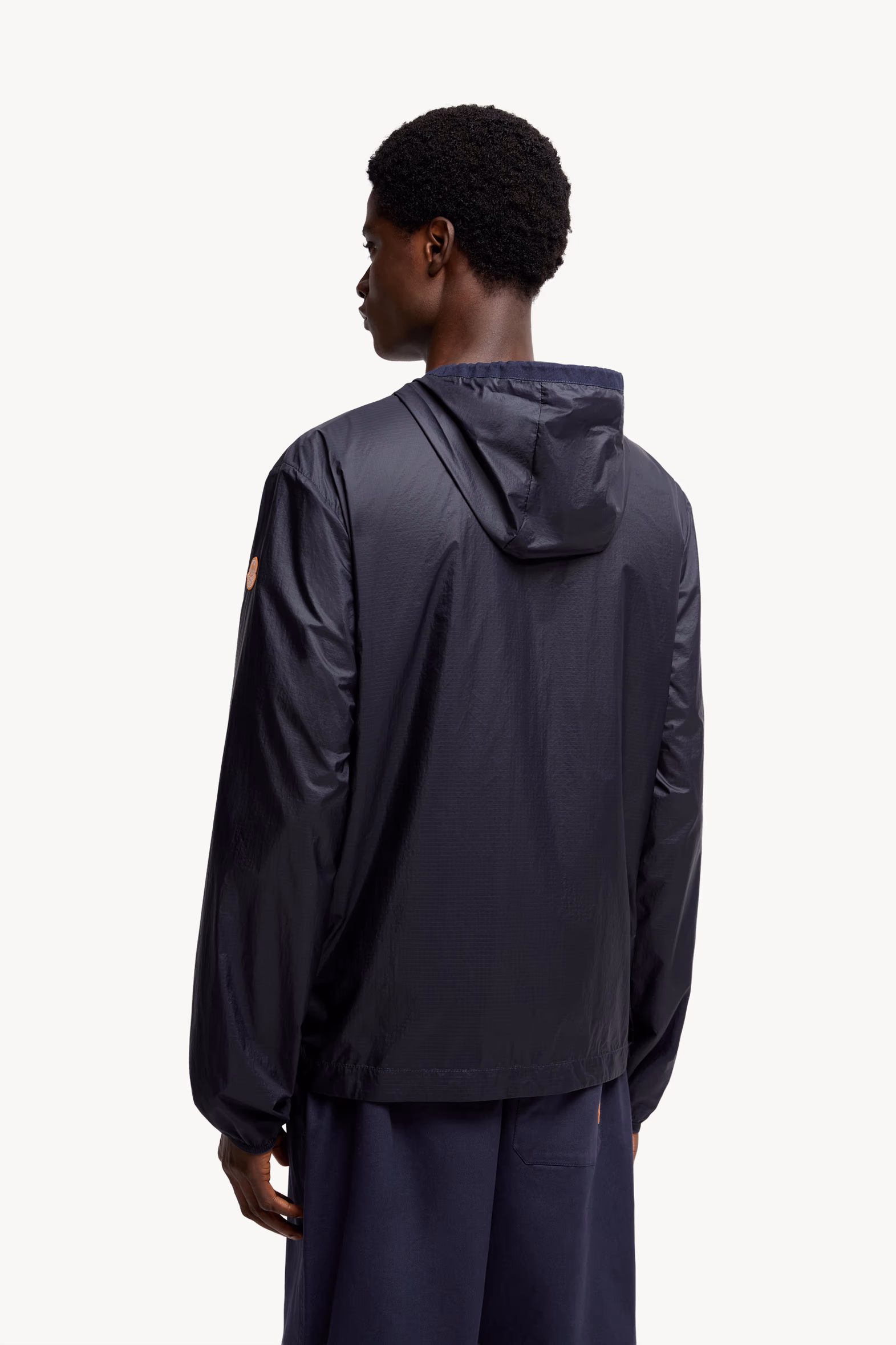 Moncler x Gilga Farm Designed by Donald Glover Hamlin Hooded Windbreaker Men Navy Blue Moncler 5
